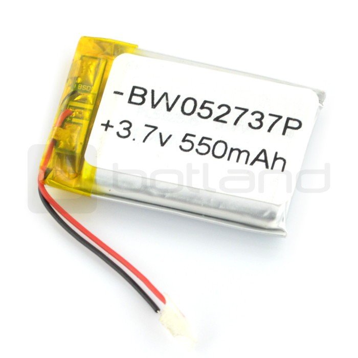 Li-Poly battery 550 mAh 3.7