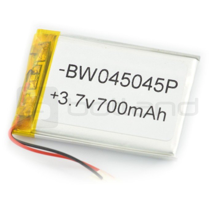 Li-Poly battery 700 mAh 3.7V 3.9Wh