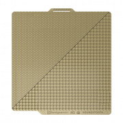 BIQU Panda Dual Textured PEI - double-sided overlay honeycomb and houndstooth pattern - for Bambu Lab X1, P1 and A1 - 257x257mm