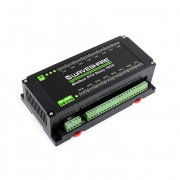 16-channel relay module with opto-isolation - 10A/250VAC/30VDC contacts - 5V coil - Modbus RS485 - Waveshare 24921