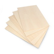 Poplar plywood - 4mm - 210x297mm - 5pcs.