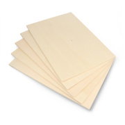 Poplar plywood - 5mm - 210x297mm - 5pcs.