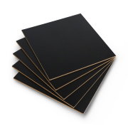 Black HDF board - 3mm - 160x160mm - 5pcs.