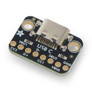 Module with recessed USB Type-C socket - connector for contact plate - Adafruit 6050