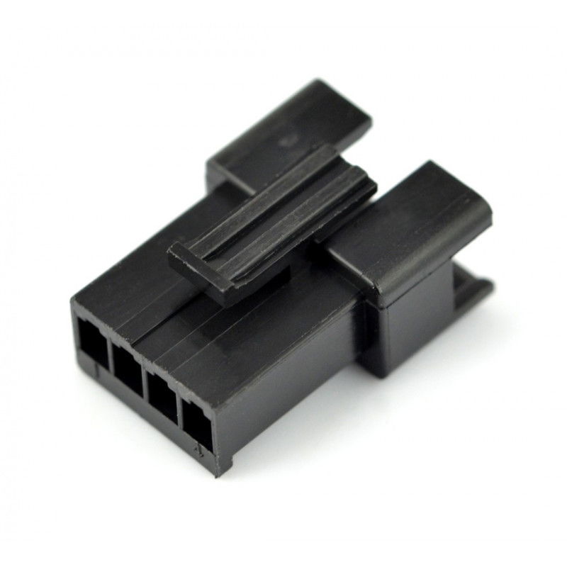 4-pin male plug housing - 2.5mm pitch