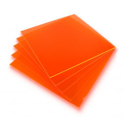 Fluorescent orange cast...