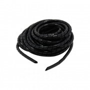 Cable organiser 8 mm/10 m - black