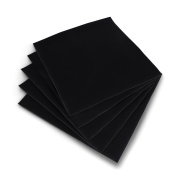 Engraving leather - black - 300x300mm - 5pcs.