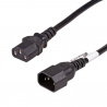 IEC C13/IEC C14 power extension cable - 5m black - Akyga AK-PC-11A