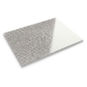 PMMA Acrylic Sheet - 3mm - 400x600mm - Glitter Silver - 1pc.