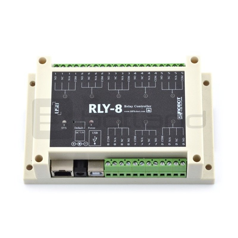 RLY-8-USB - 8 relays 270V/10A - USB driver