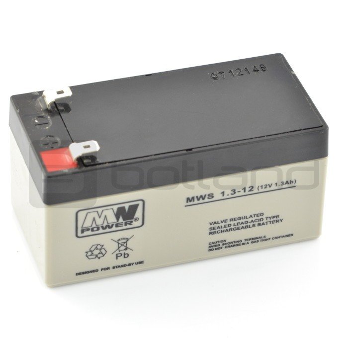 AGM 12V/1.3Ah gel battery