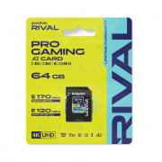 Goodram RIVAL M2AA 64GB microSD memory card, 120MB/s, Class A2, V30, with adapter