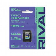 Goodram RIVAL M3AA 128 GB microSD memory card, 100 MB/s, Class A2, V30, with adapter