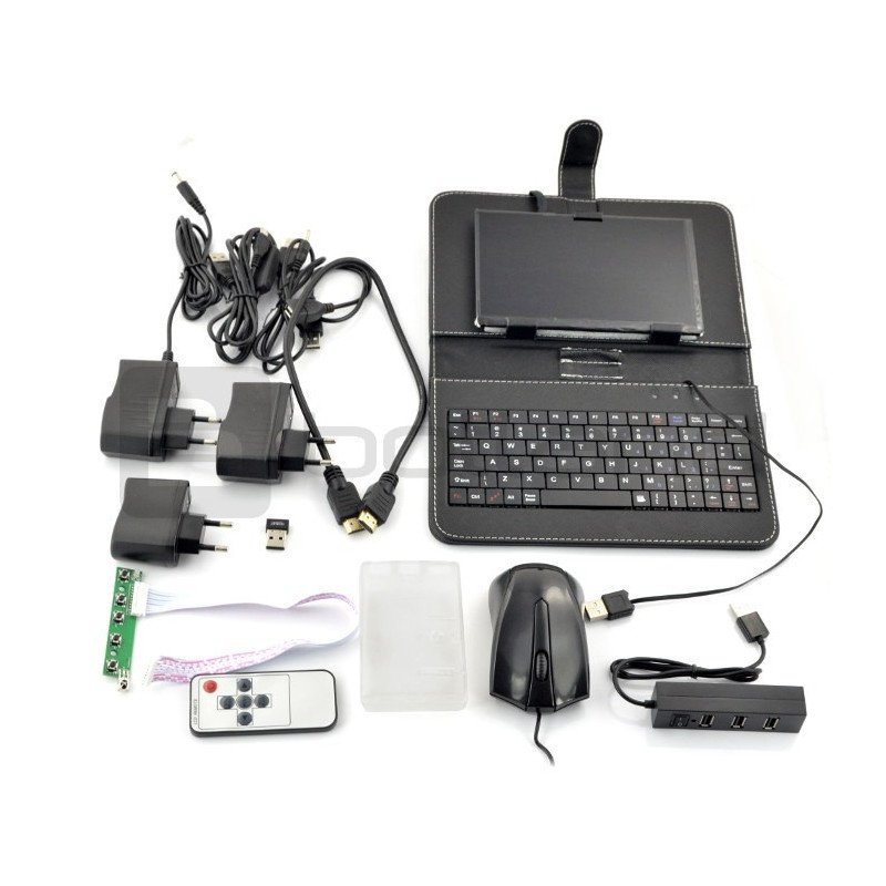 7" LCD rapberry kit + keyboard + mouse + WiFI