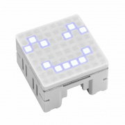Chain Mono - 8x8 LED matrix with white LEDs - UART - M5Stack U217