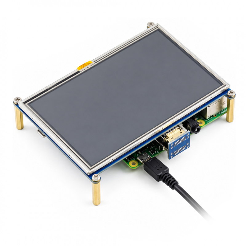 Touch screen 800x480px for Raspberry Pi - Joy-IT RB-LCD-5 5''