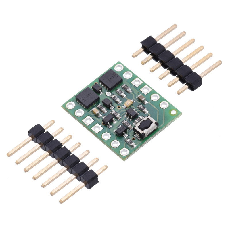 Pololu Mini Push MOSFET Switch LV 2.2-20V/6A - with Reverse Current Protection - Pololu 2808