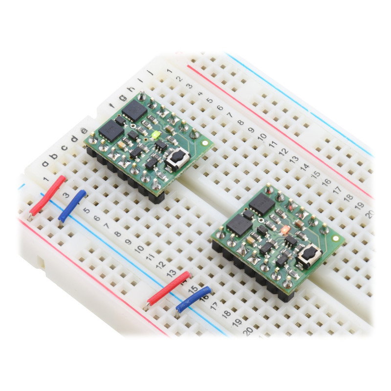 Pololu Mini Push MOSFET Switch LV 2.2-20V/6A - with Reverse Current Protection - Pololu 2808