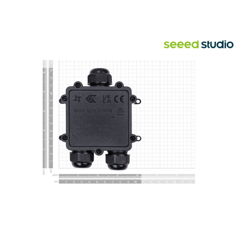 IP68 junction box for SenseCAP S2100 - 12 terminals, 4-8 mm cables - Seeedstudio 114992988