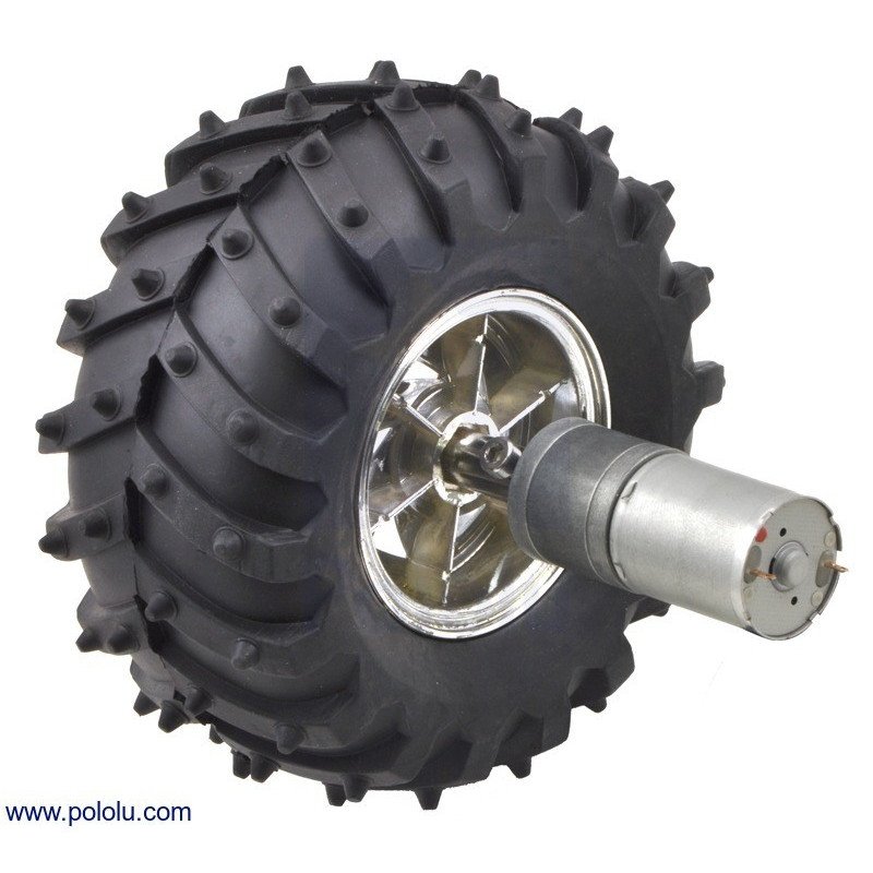 Pololu 25Dx52L HP motor with 34:1 gearbox