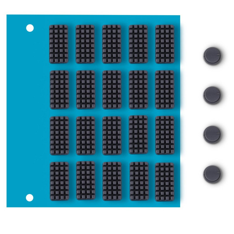 Nozzle cleaning brushes and parking pads for the Snapmaker U1 3D printer - 20 + 4 pcs