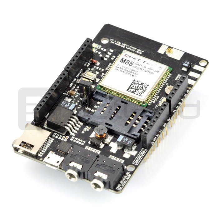 A-GSM Shield GSM/GPRS/SMS/DTMF - for Arduino and Raspberry Pi - version with soldered-in connectors