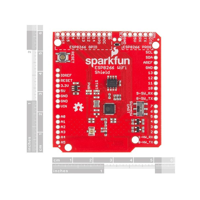 WiFi Shield with ESP8266 module for Arduino - Sparkfun