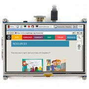 Resistive touch screen TFT LCD 5" HDMI 800x480px + GPIO for Raspberry Pi 2/B+