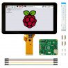 7" touch screen 800x480px capacitive DSI for Raspberry Pi 7" touch screen 800x480px capacitive DSI for Raspberry Pi - zdjęcie 1