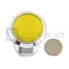 Push Button 3.3cm - yellow backlight - zdjęcie 2