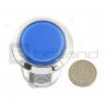 Push Button 3.3cm - blue backlight - zdjęcie 2