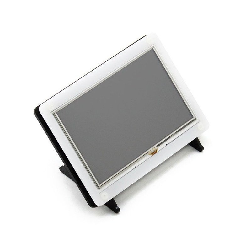 Case for Raspberry Pi 2/B+ LCD screen display TFT 5" - transparent