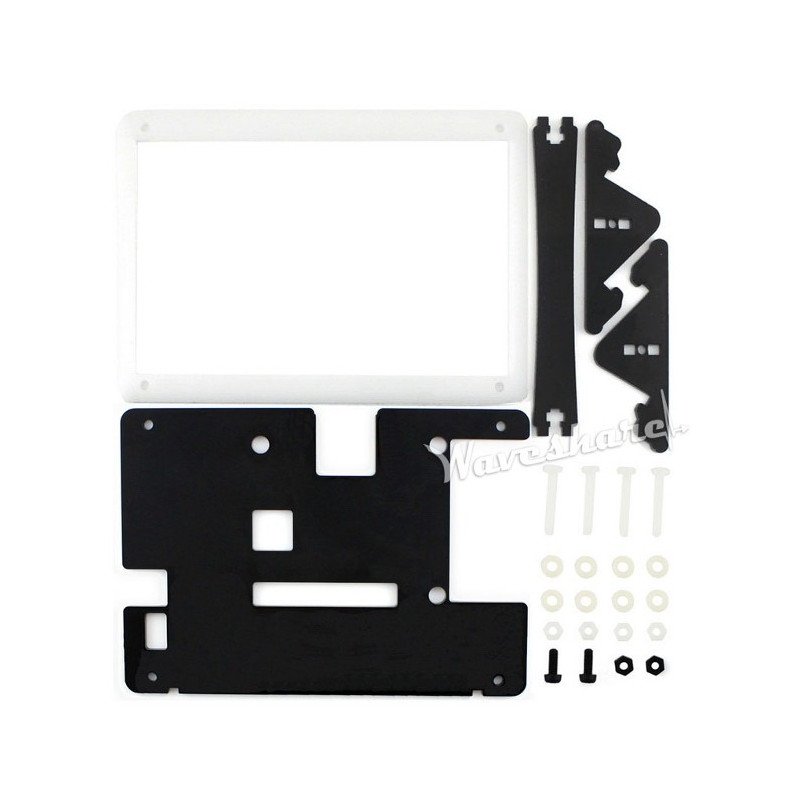 Case for Raspberry Pi 2/B+ LCD screen display TFT 5" - black and white
