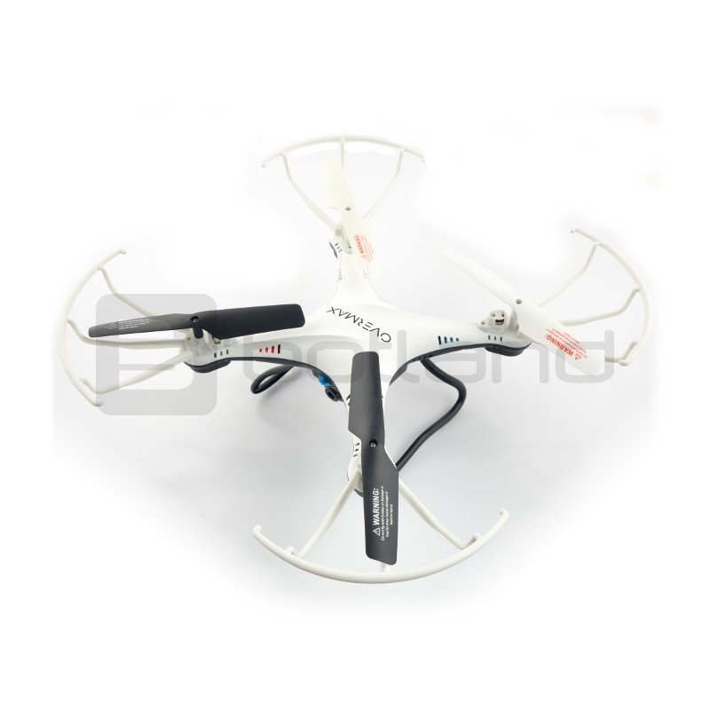 Quadrocopter drone OverMax X-Bee drone 3.1 2.4GHz with 2MPx camera black - 34cm
