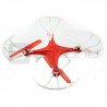 Quadrocopter drone OverMax X-Bee drone 3.1 2.4GHz with 2MPx camera red - 34cm - zdjęcie 1