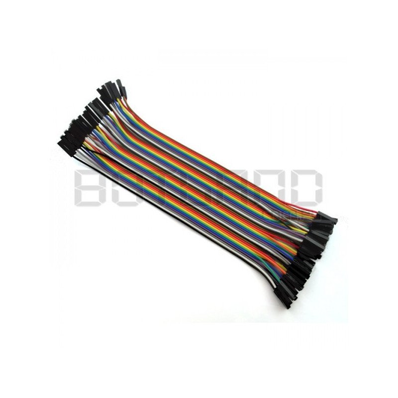 Female to female connection wires 27cm - 40pcs.