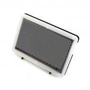 Touch screen capacitive LCD TFT screen 7" 1024x600px HDMI + USB for Raspberry Pi 2/B+ + case black and white