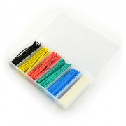 Set of heat shrinkable tubes HST-100C - 100 pieces - different colours