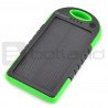 PowerBank Tracer Solar Mobile battery Green 5000mAh - zdjęcie 1