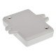 Kradex Z24JAU plastic housing - 66x48x15mm bright with ears Kradex Z24JAU plastic housing - 66x48x15mm bright with ears