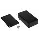 Plastic housing Kradex Z77 - 124x71x38mm black Plastic housing Kradex Z77 - 124x71x38mm black