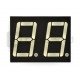 seven-segment display x2 - 10mm yellow - common anode seven-segment display x2 - 10mm yellow - common anode