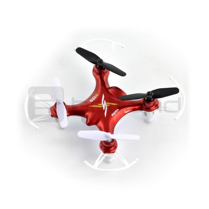 Drone quadrocopter Syma X12S Nano 2.4GHz - 7cm - red