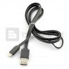 USB cable A - Lightning 8 - flat 1m - zdjęcie 1