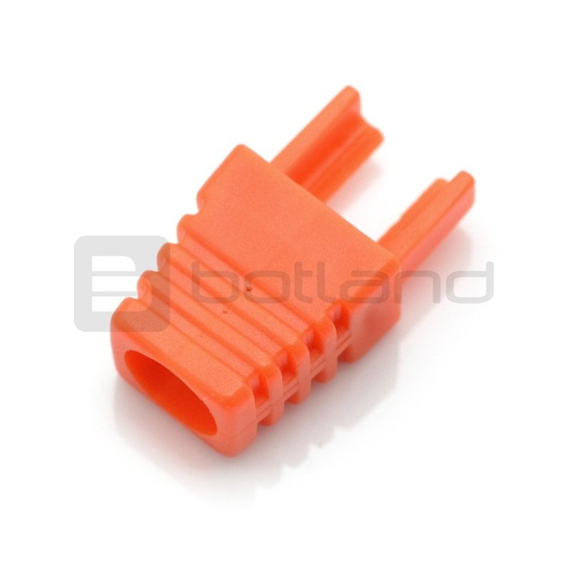 Bend for cable RJ45 8P8C - orange - 10 pcs.