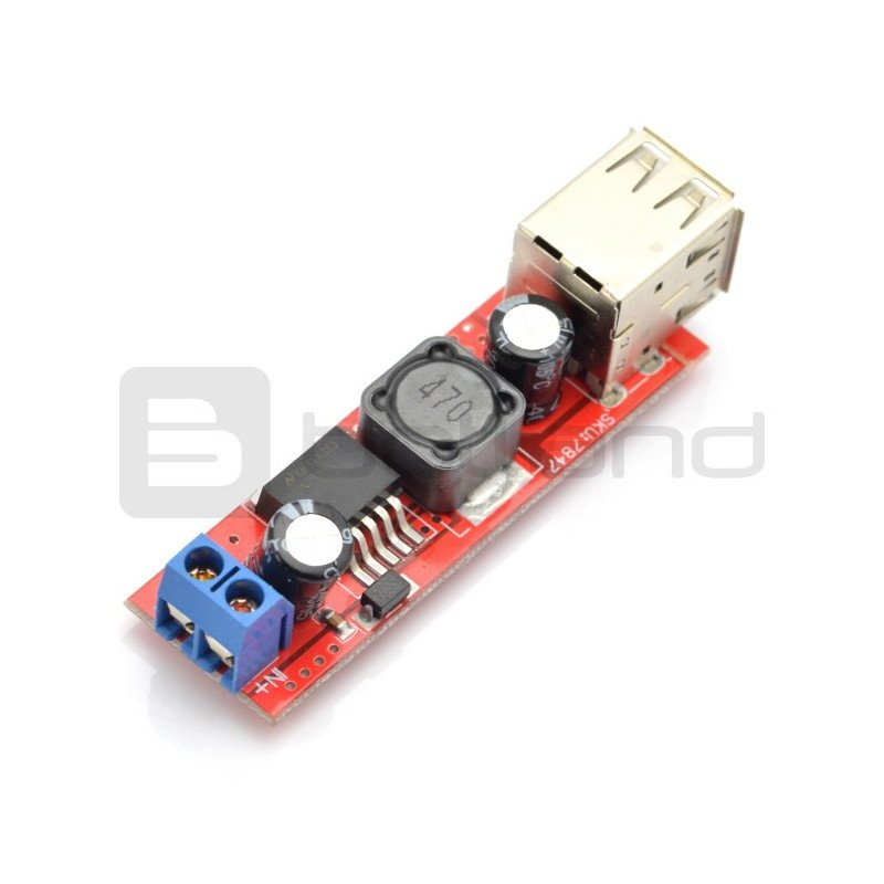 DC 6-40V to 5V 3A double USB charge DC-DC step dowan converter module