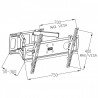 AR-52 30''-70'' VESA 60kg LCD TV bracket - vertical and horizontal adjustment - zdjęcie 2