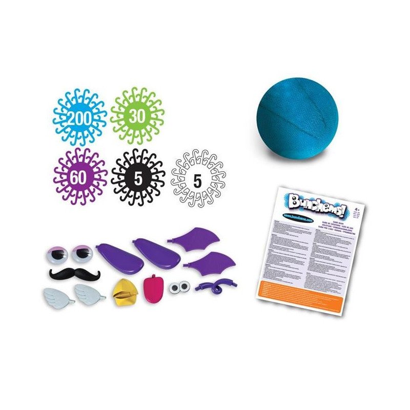 Bunchems coloured Velcro - set with a vibrating ball
