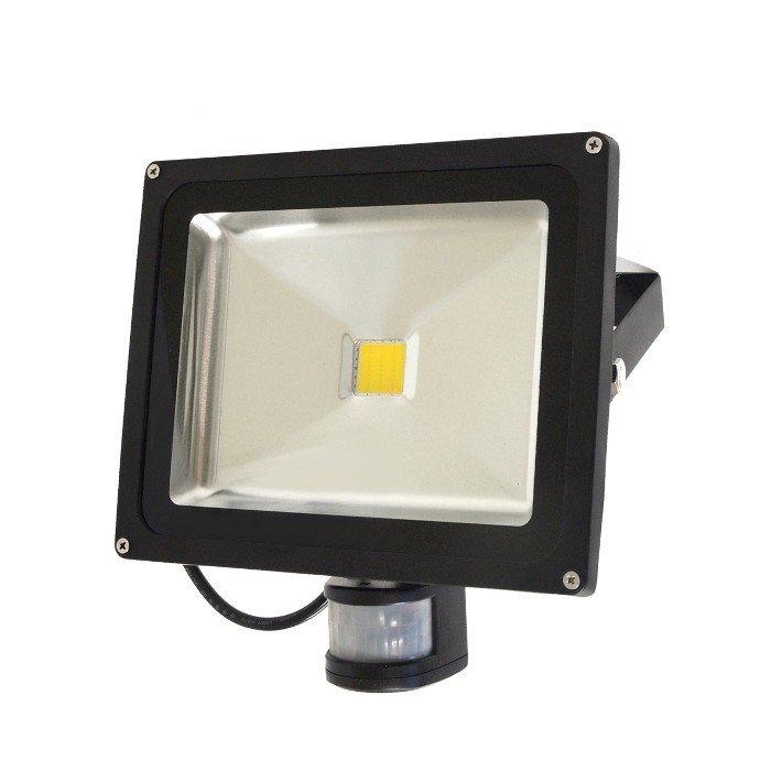 ART EKO PIR outdoor LED lamp with motion detector, 30W, 1800lm, IP65, AC80-265V, 4000K - white neutral